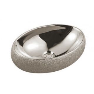 Раковина накладная Boheme серебро 861